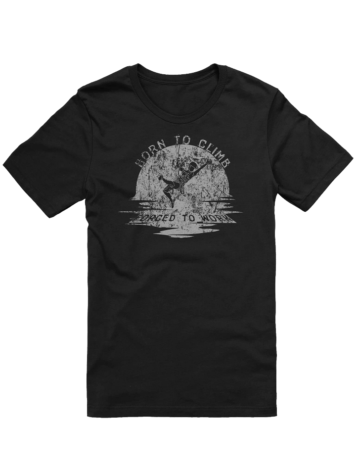 Sunset Born To Climb Forced To Work Rope Access T-Shirt - Funny IRATA SPRAT Gift product image (4)