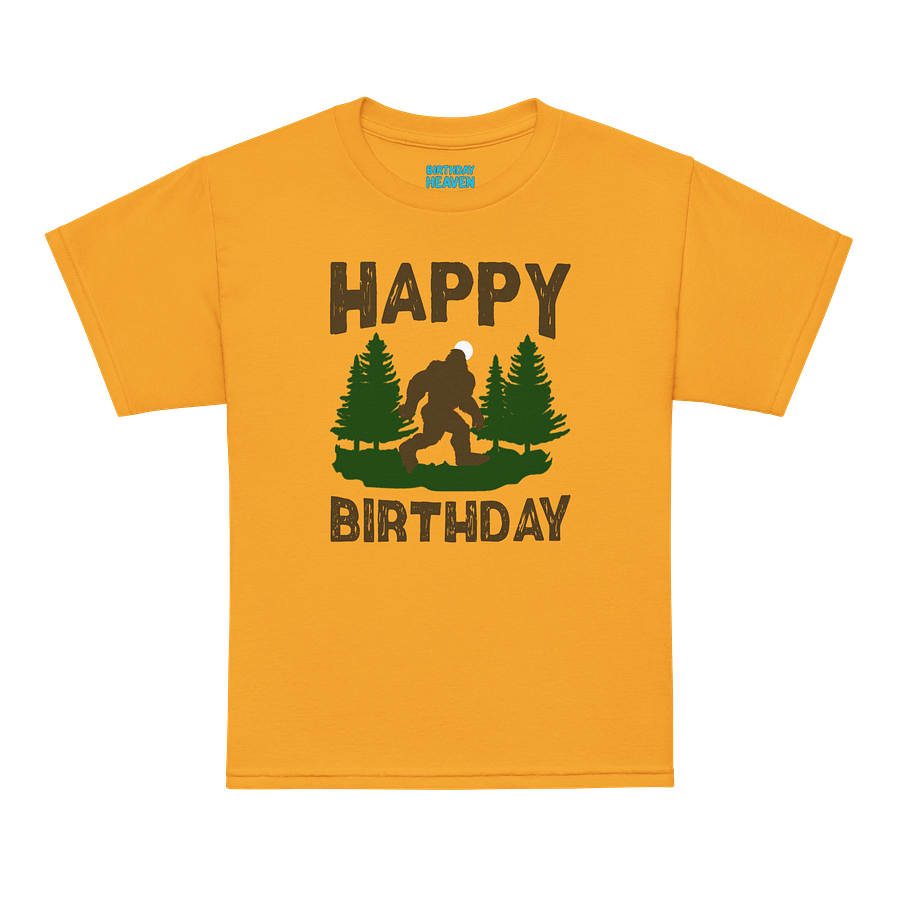 Happy Birthday (Bigfoot) T-Shirt For Kids product image (25)