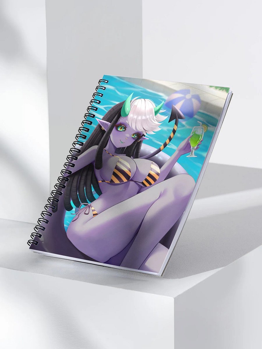 "Poolside Fun" Kimical Spiral Notebook product image (3)