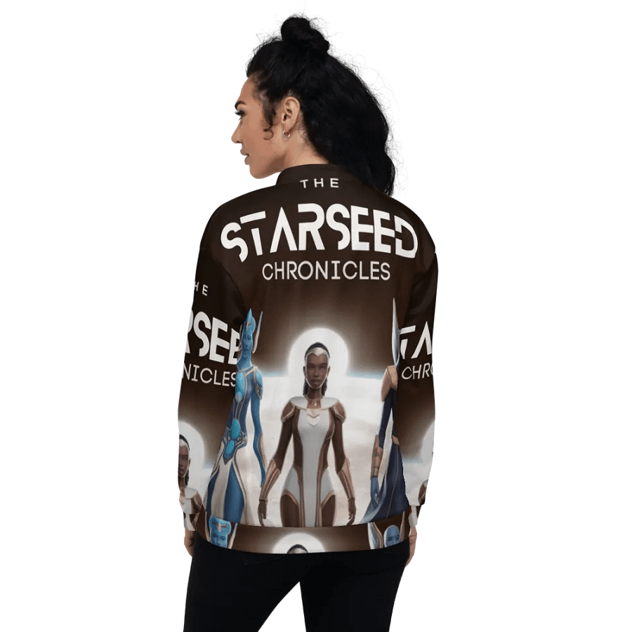 Starseed Chronicles Lightweight Bomber Jacket: Wear the Cosmos product image (7)