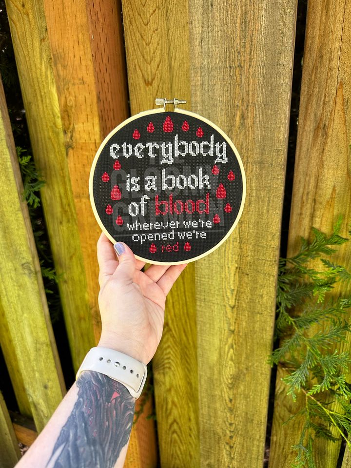 Books of Blood - Cross Stitch Pattern product image (2)