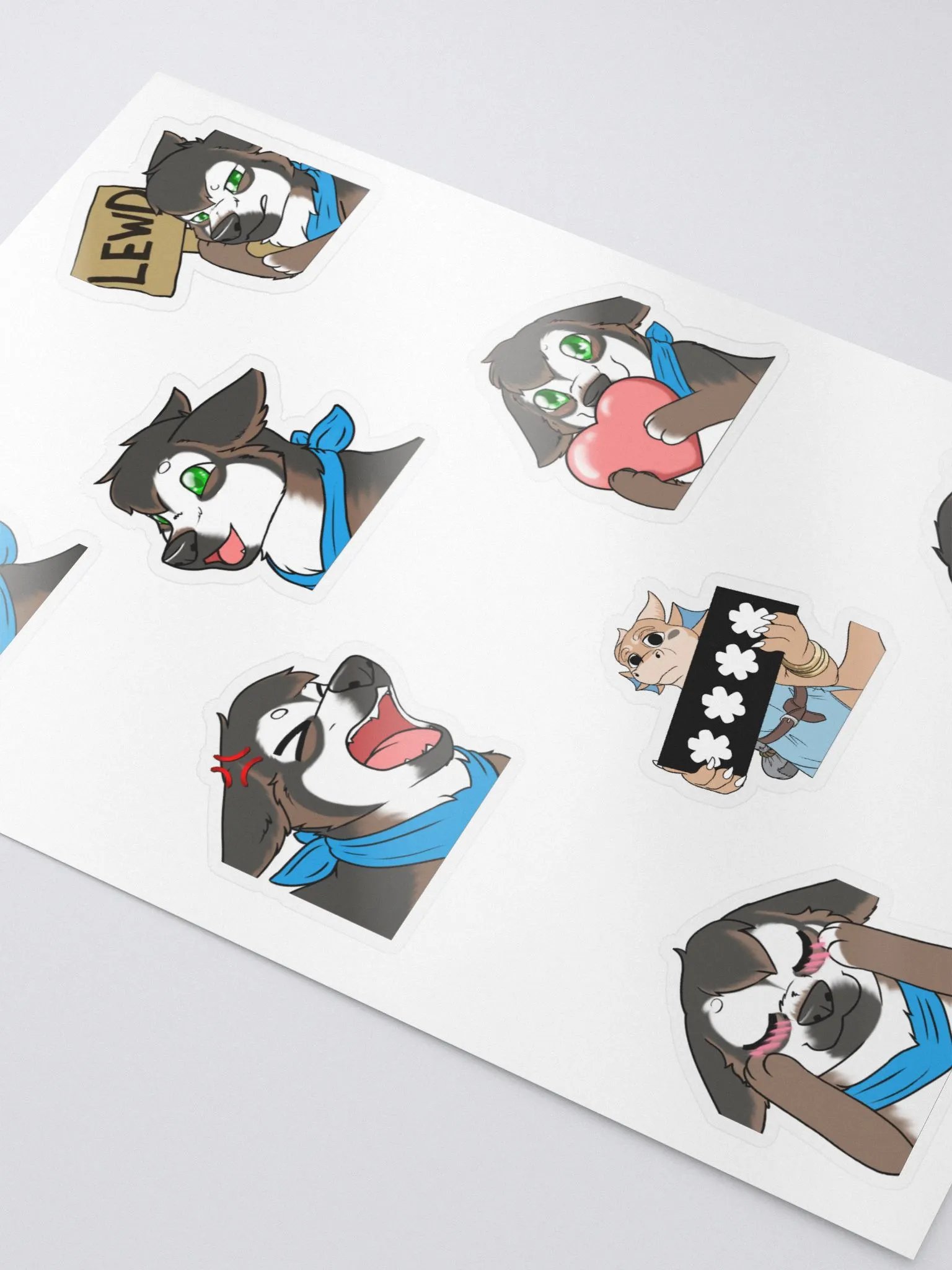 RexWusky Emote Sticker Set product image (3)
