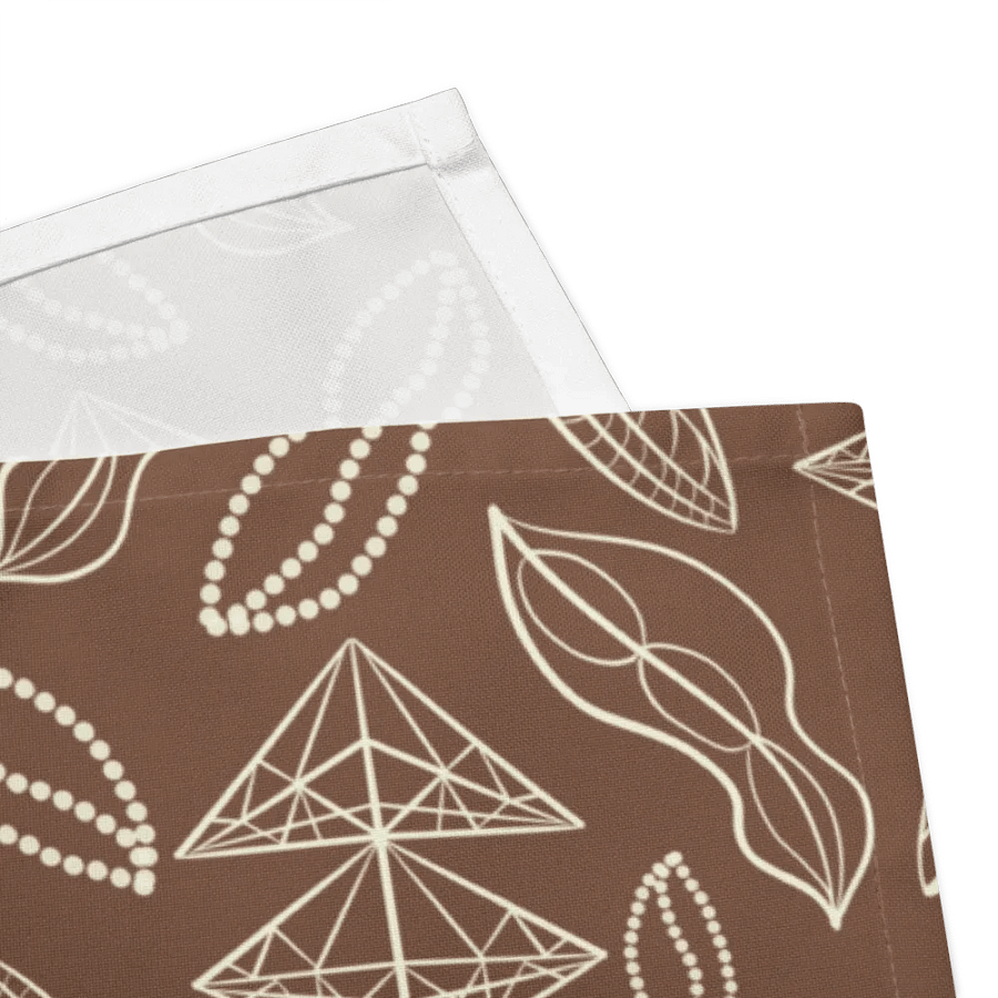 El Yunque Brew Bliss: Abstract Coffee Bean Earthy Cloth Napkins product image (8)