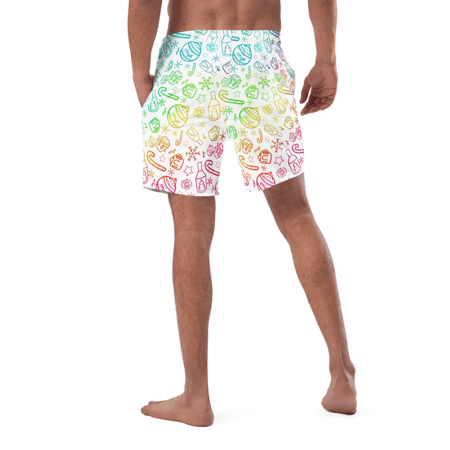 Limited Edition Christmas Rainbow Swim Shorts product image (3)