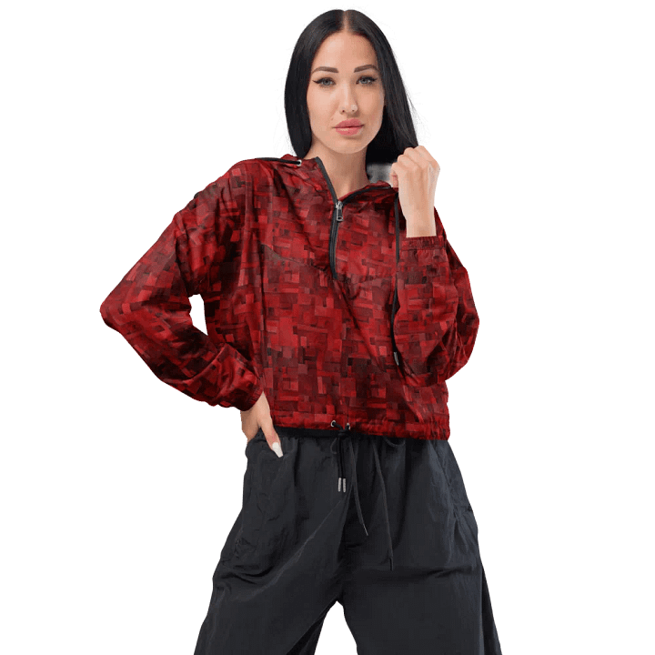 Shadowy Chic Women's Windbreaker product image (1)