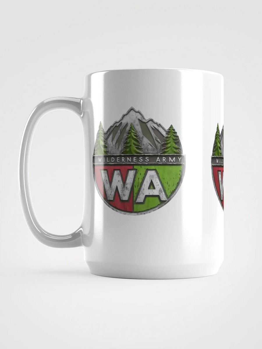 White Wilderness Army Logo Glossy Mug product image (6)