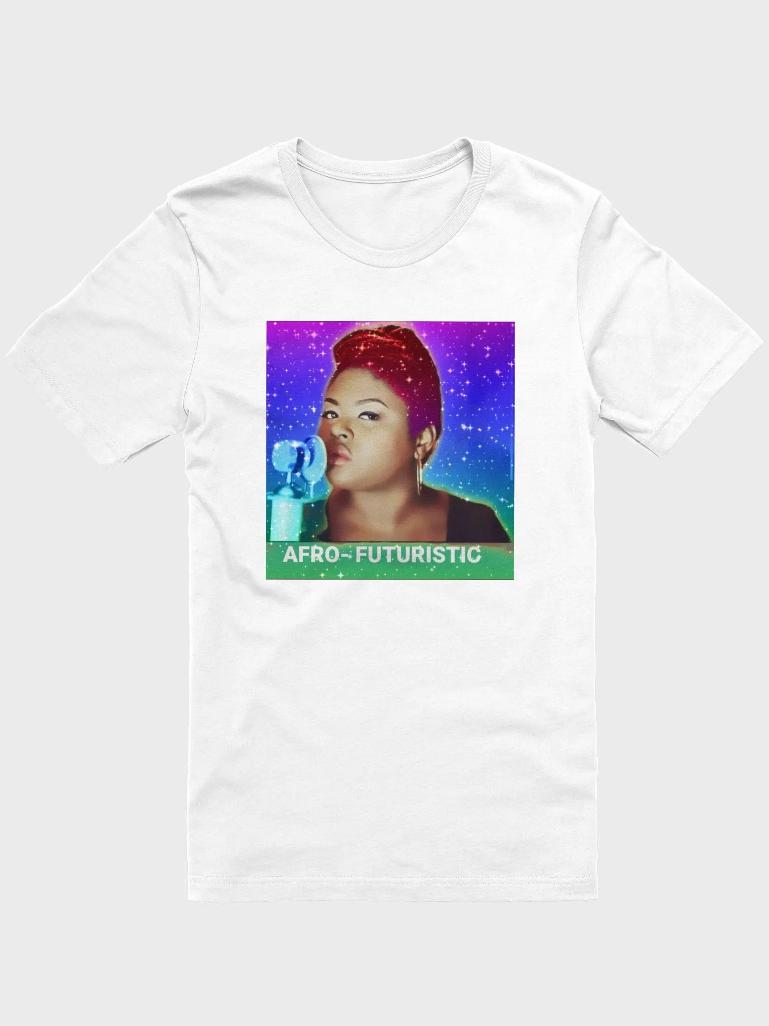 Afro-Futuristic T Shirt White product image (1)