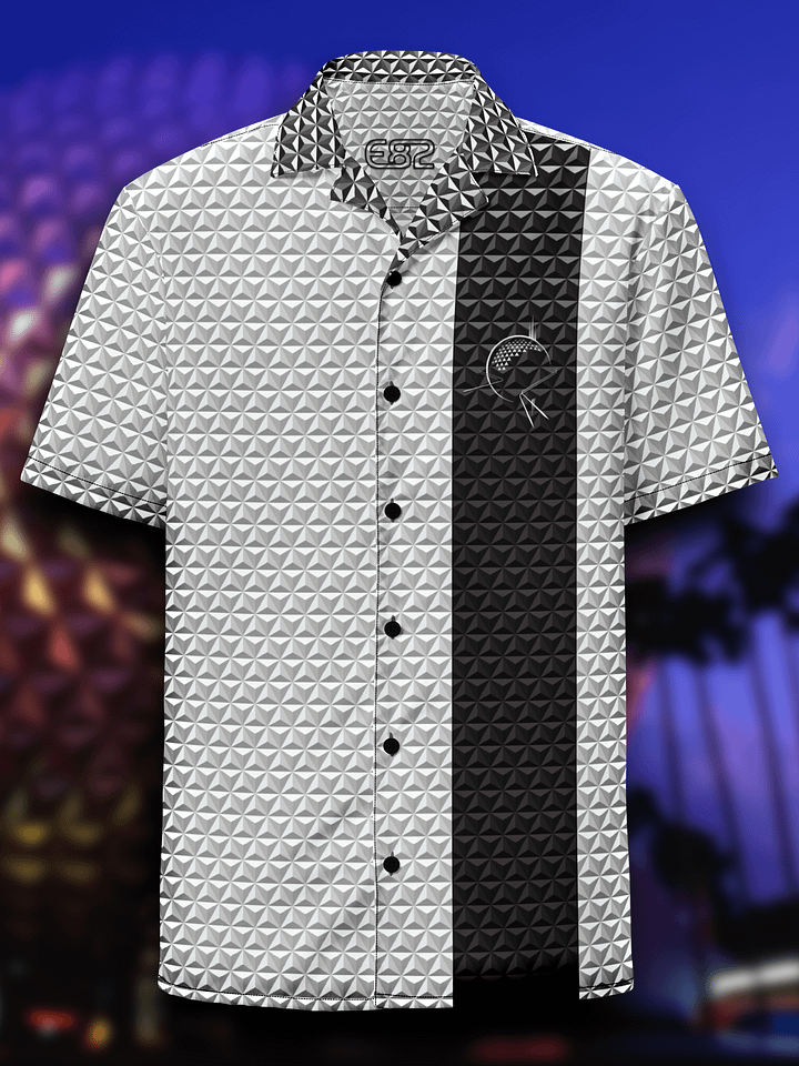 Geodesic Monochrome Atomic Retro Shirt product image (1)