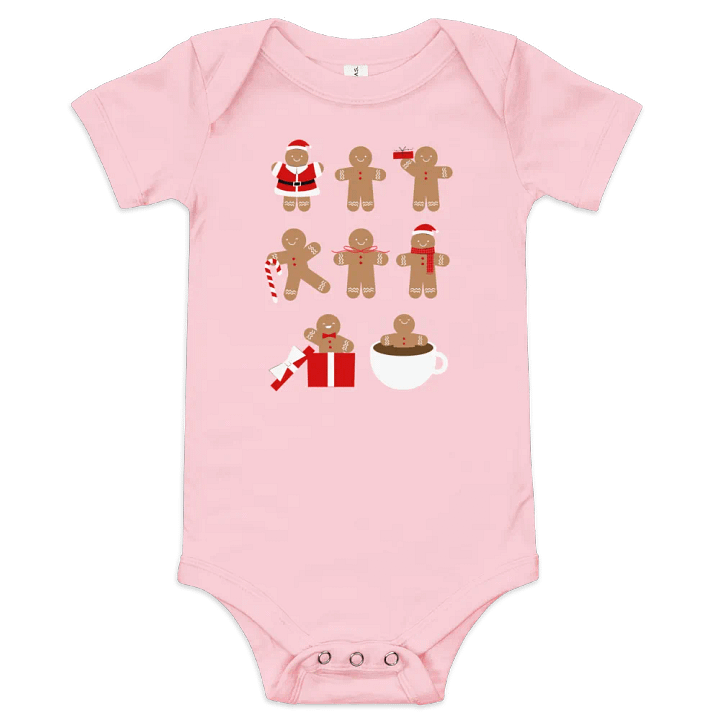 Holiday Gingerbread Man Collection Baby Onesie product image (3)