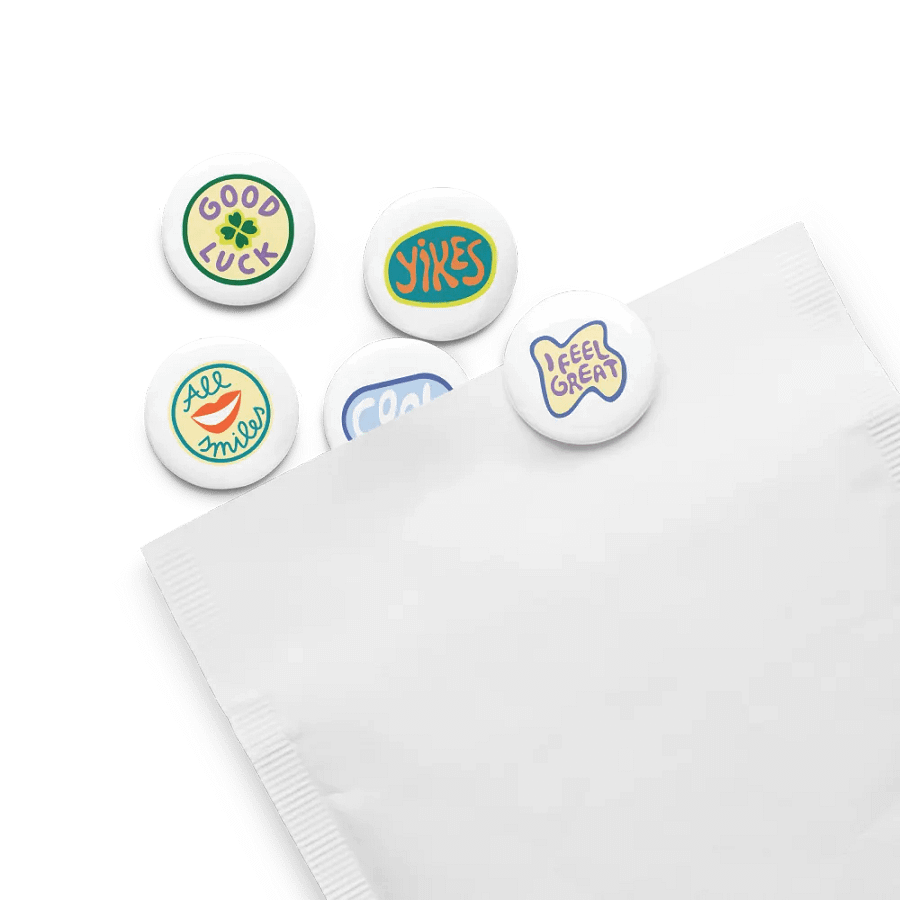 Set of Pin Buttons (vintage) product image (13)