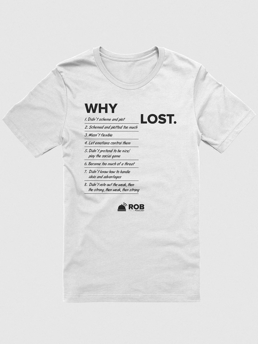 Why X Lost - Unisex Super Soft Cotton T-Shirt product image (1)