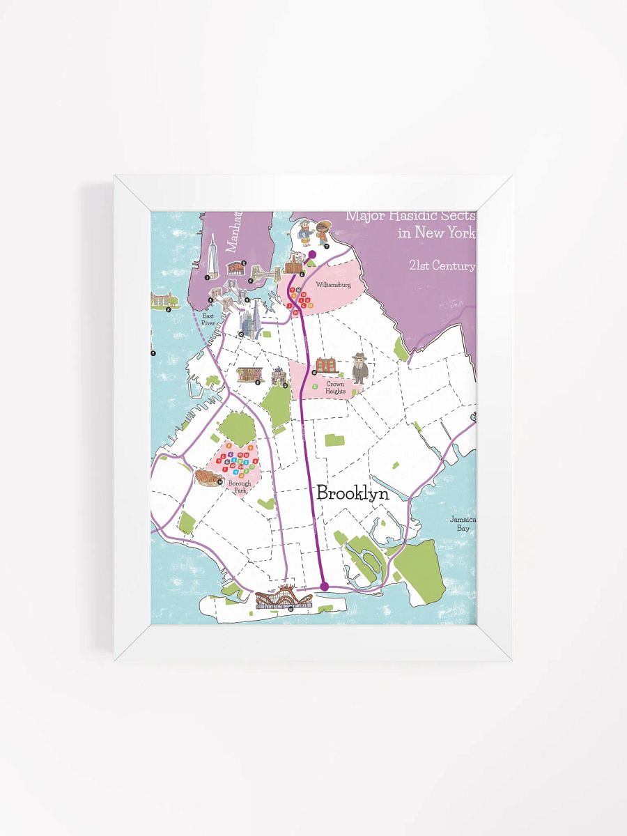 My custom map of Hasidic Brooklyn product image (31)
