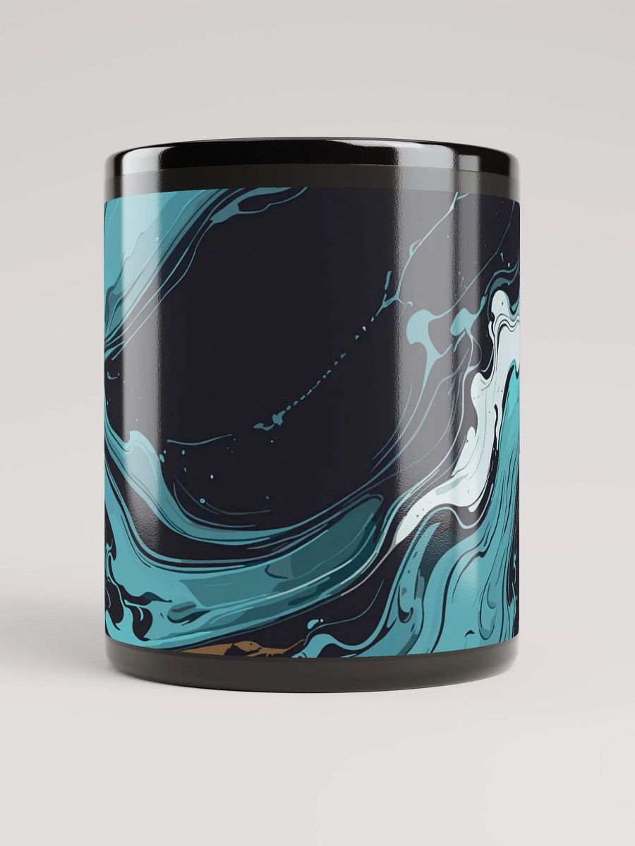 Marbled Swirls Black Marble Mug product image (3)
