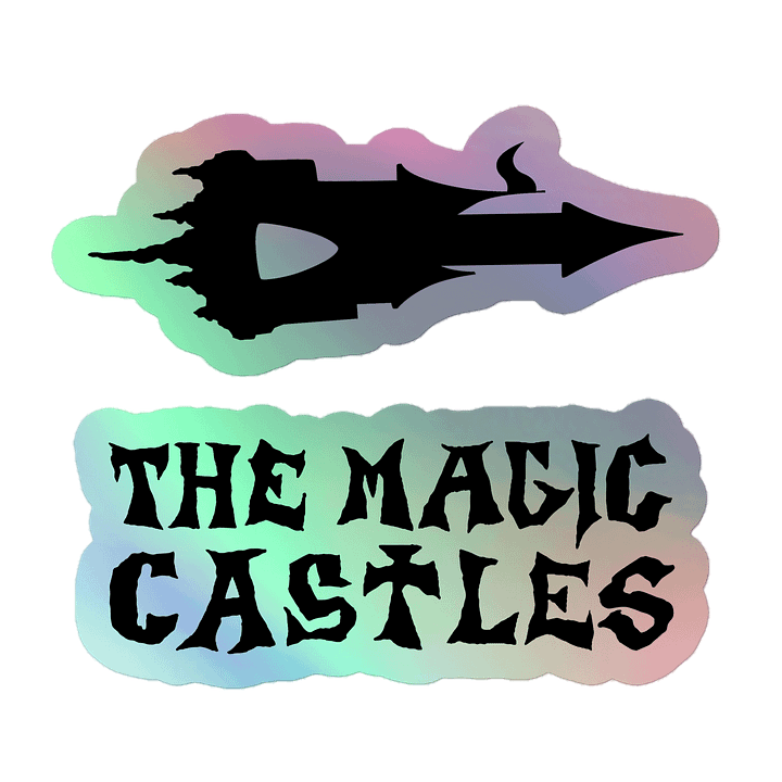 The Magic Castles - Castle Logo Holo Sticker product image (2)