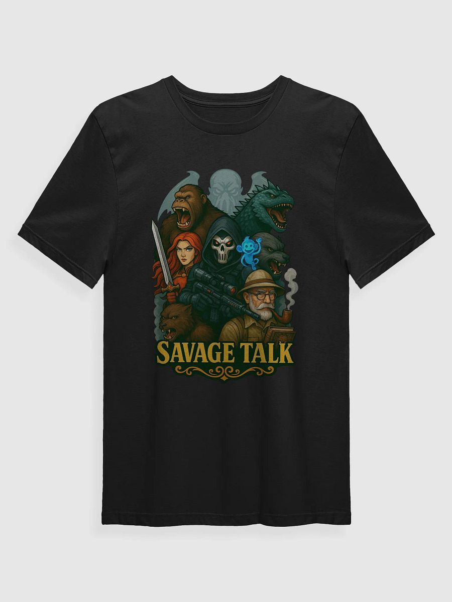 Savage Talk Stylized Illustrated T-Shirt product image (3)