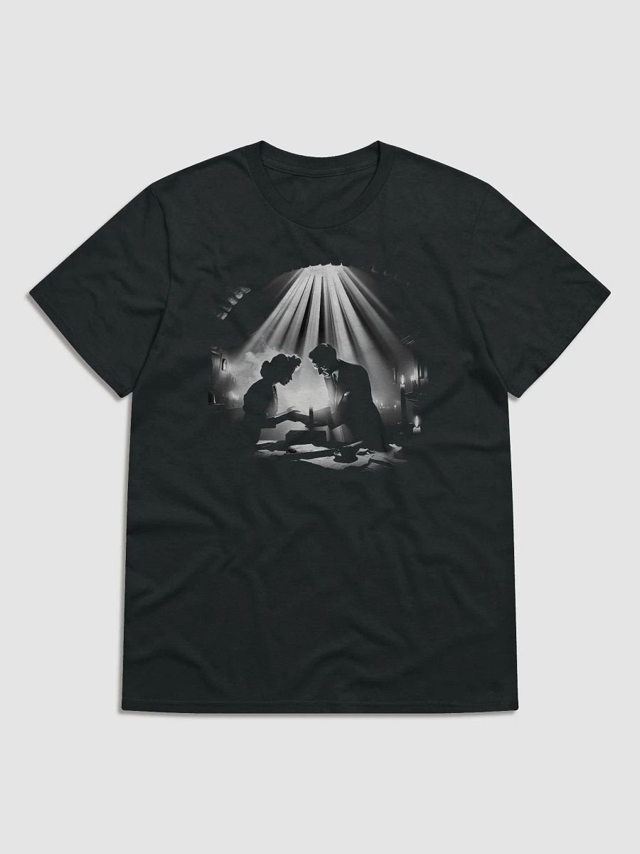 Noir Secrets: The Attic Conspiracy (Front Print Womens Tee) product image (1)