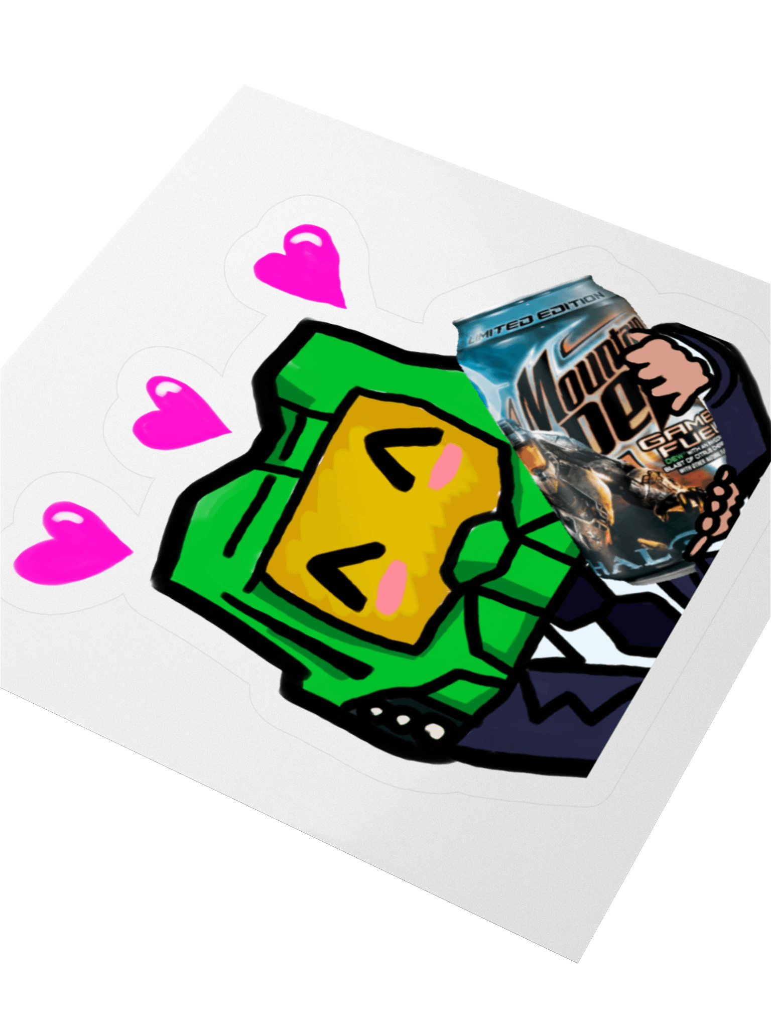 For the Love of Halo 3 Gamer Fuel! Sticker product image (3)