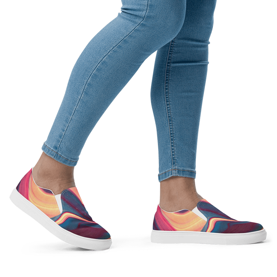 Abstract Slip-On Canvas Shoes product image (7)