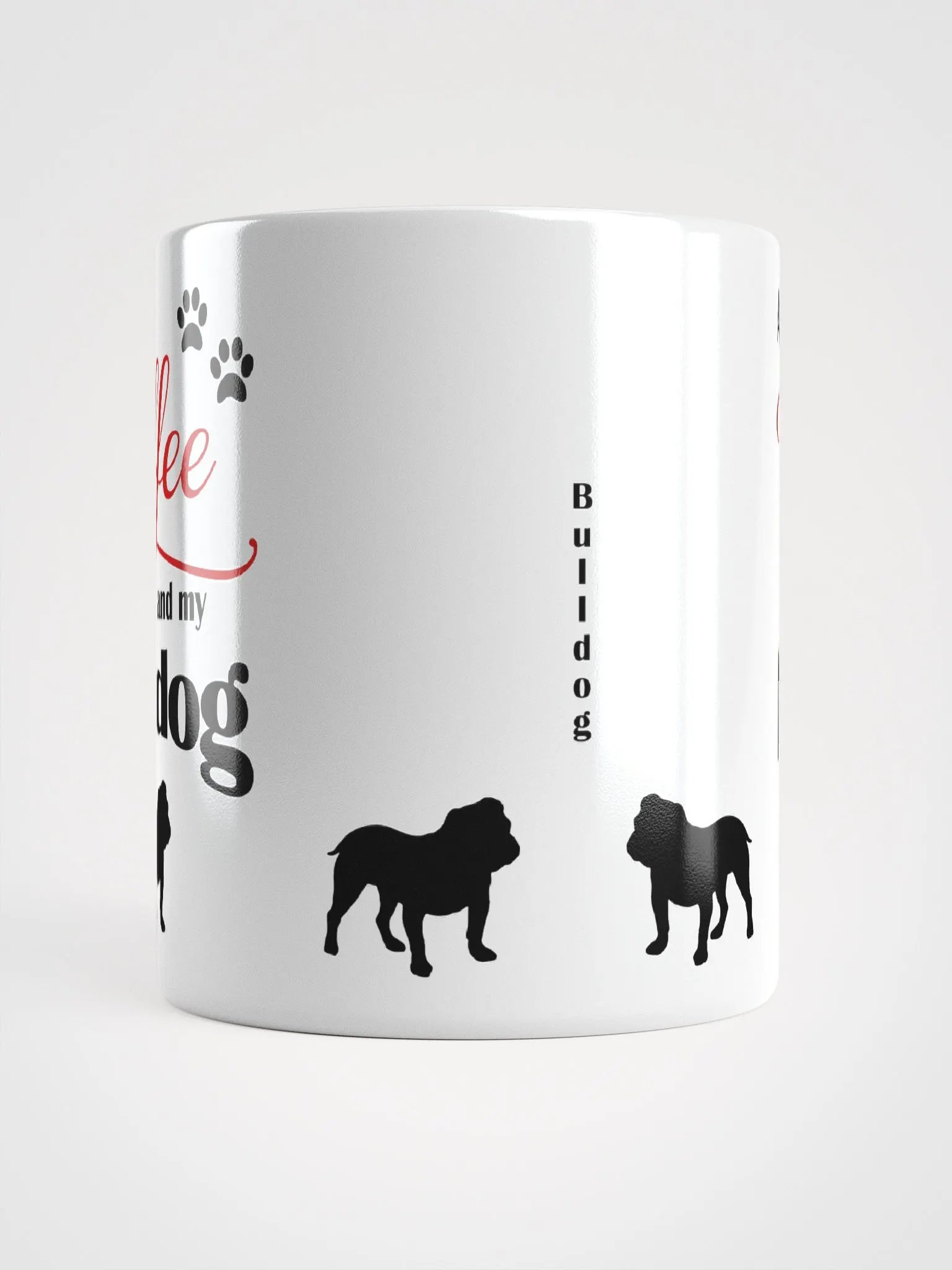 Coffee and my Bulldog Mug product image (5)
