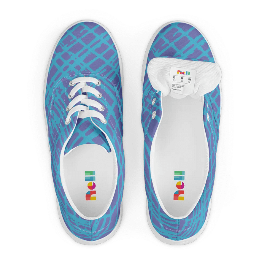 Dynamic Grid Women's Canvas Shoes product image (6)