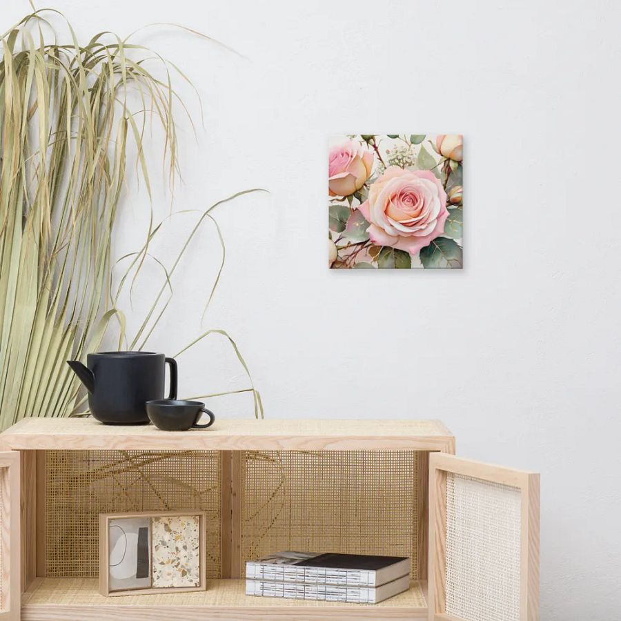Golden Blush Bouquet Canvas product image (14)