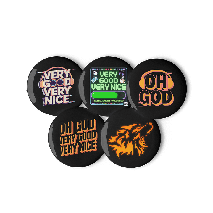 Wildfire Glow Pin Button Set product image (3)