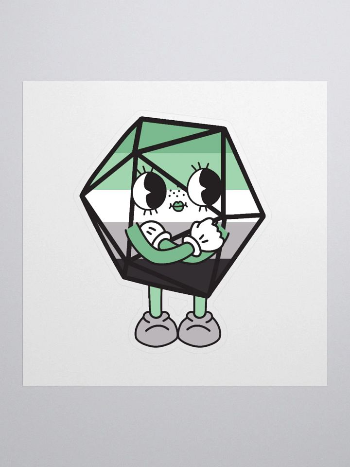 Aromantic Pride Sticker product image (1)