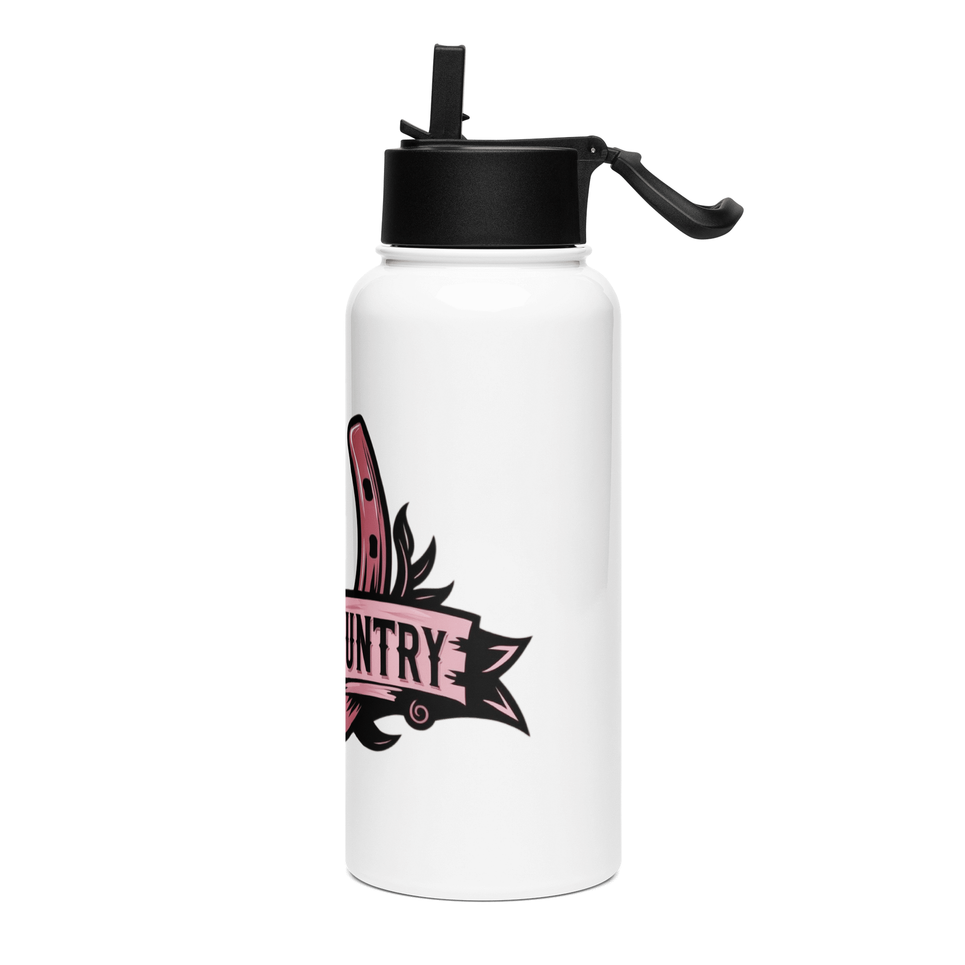 Stainless Steel Water Bottle with a Straw Lid product image (3)