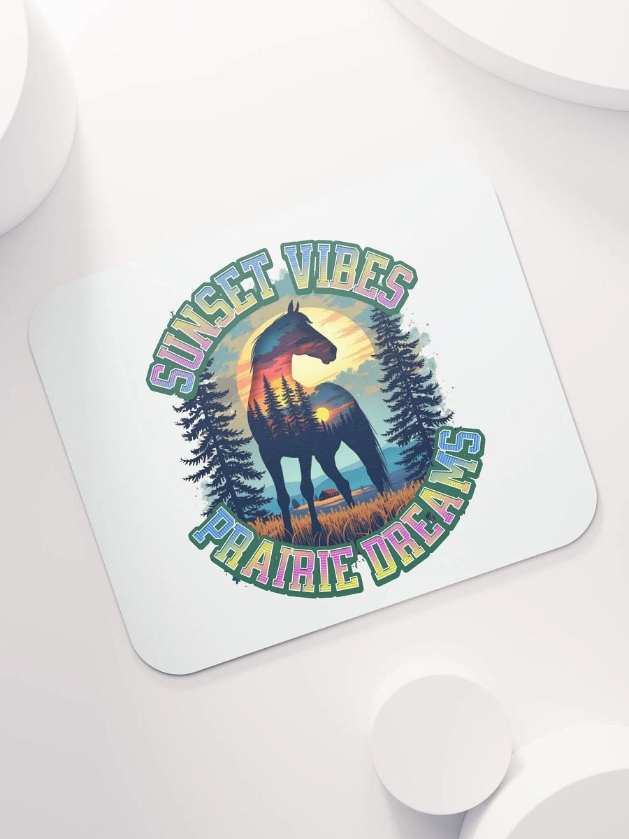 Sunset Vibes Prairie Dreams Horse Mouse Pad product image (5)