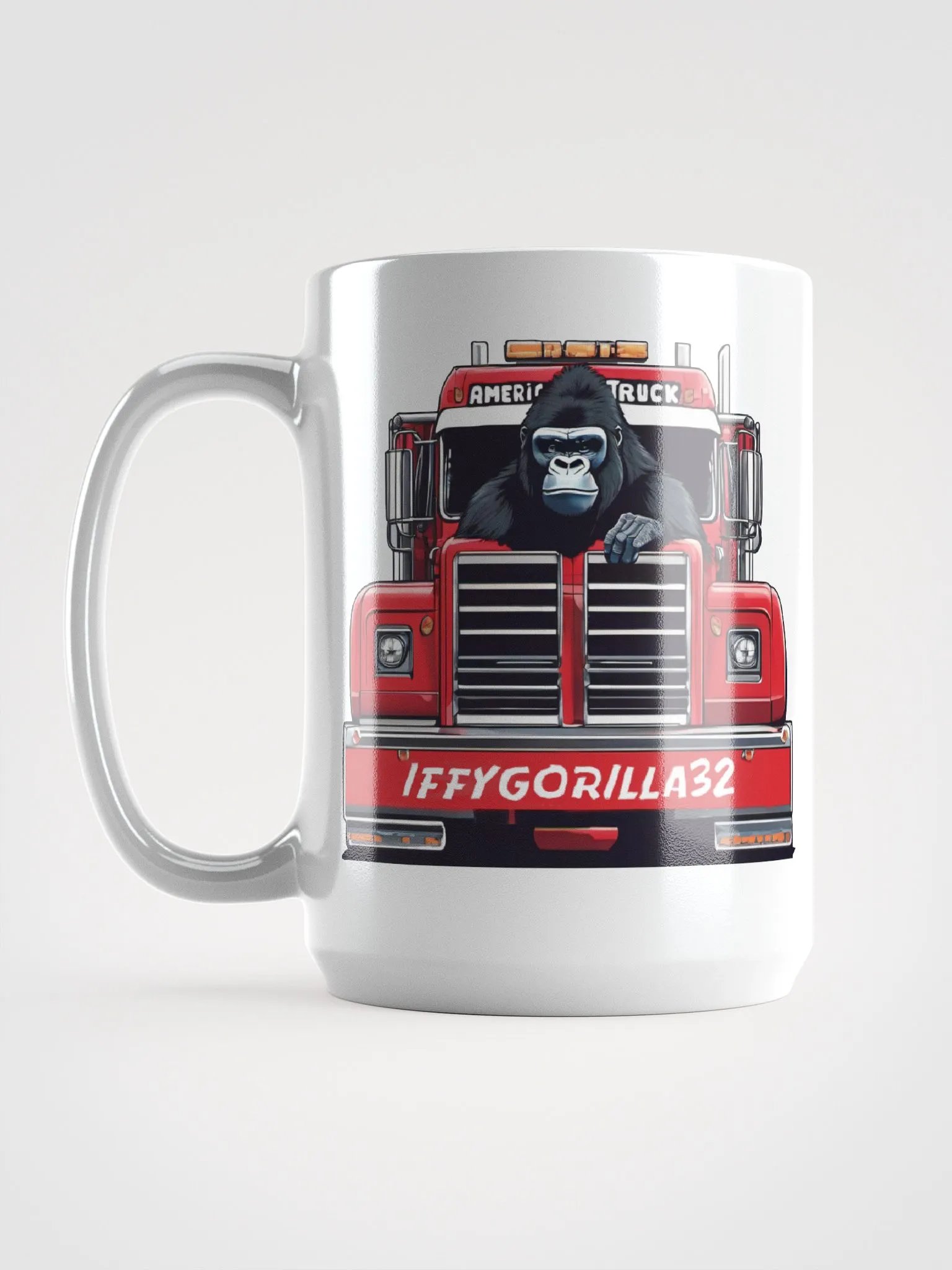 Just Trucking for Belly Rubs 15 Oz Coffee Cup product image (6)