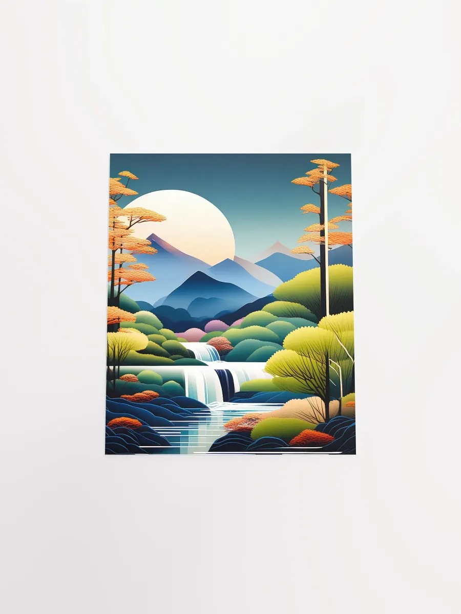 Vivid Landscape - Poster - Small and Standard Sizes - 8x10-11x14-12x16-16x20 Inches product image (15)