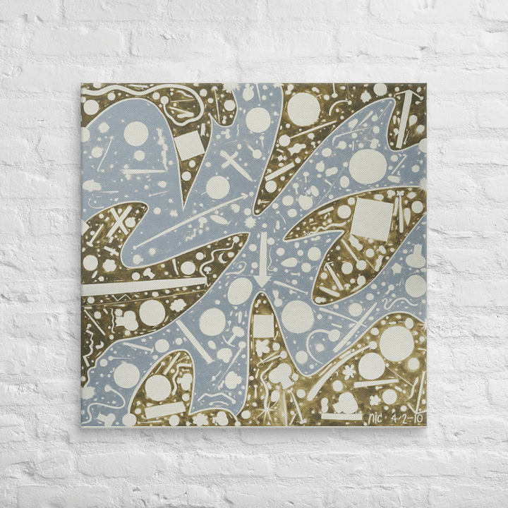 Cartoon Clock on Canvas (32" x 32") product image (2)