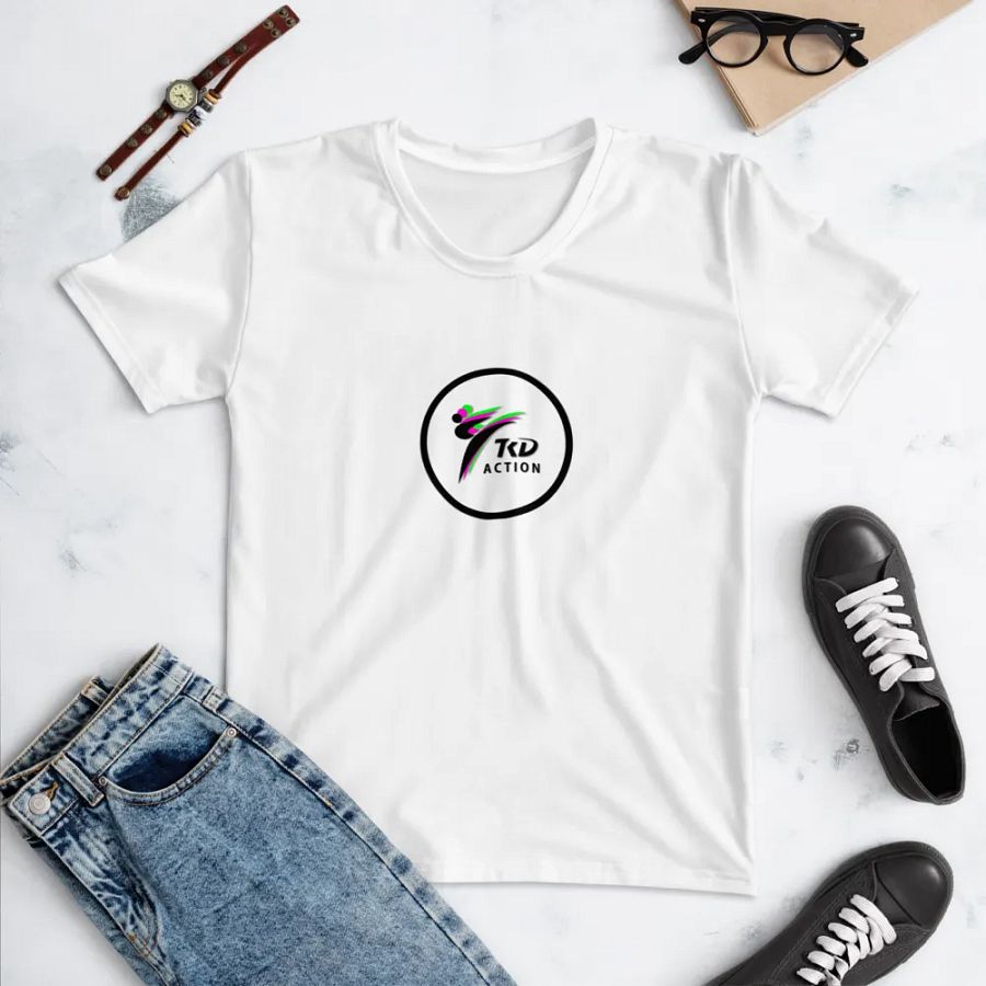 TKD Action Print Women's Crew Neck T-Shirt product image (8)