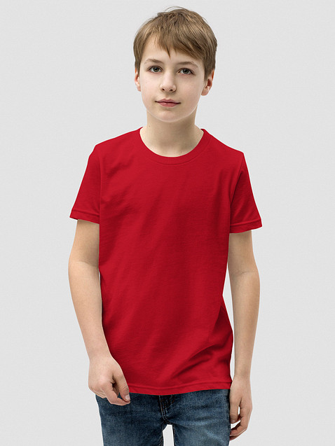 Photo showing Bella+Canvas Youth Short Sleeve T-Shirt