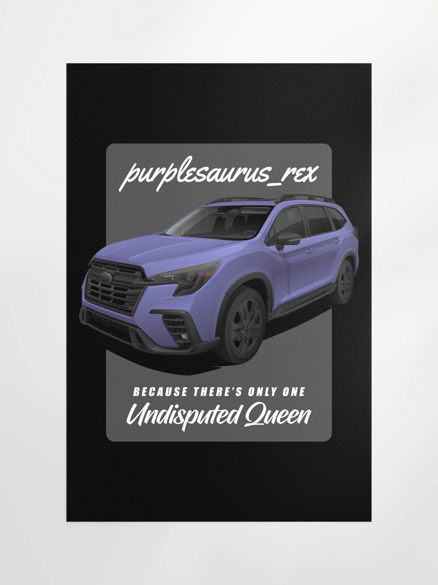 Poster - purplesaurus_rex product image (1)