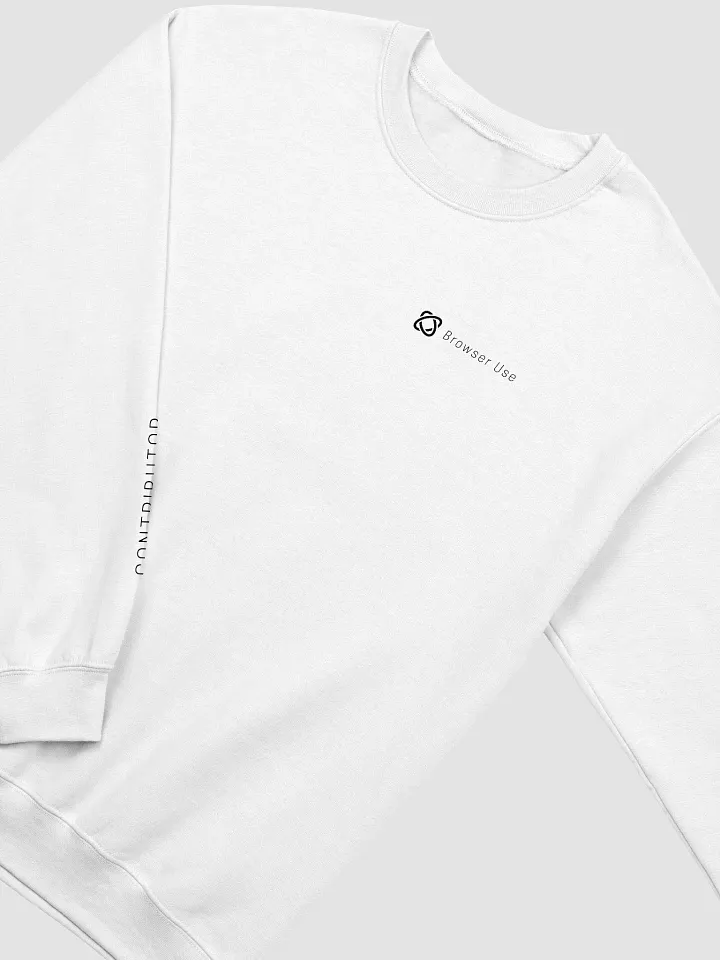 USE CREWNECK SWEATER (WHITE) product image (2)