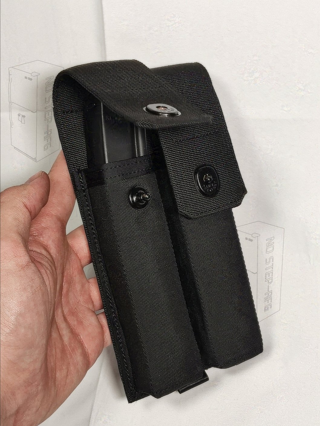 *Made to order* Double MP5 Pouch, Black product image (4)