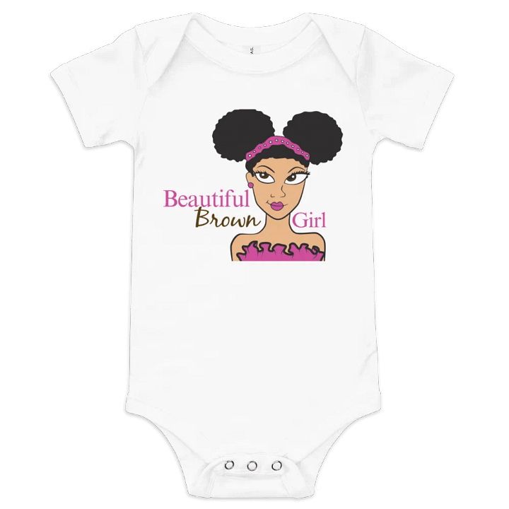 Beautiful Brown Girl Onesie - Cream product image (4)