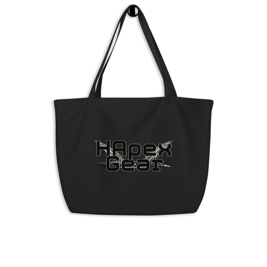 Black HApex Gear White Logo - Organic Cotton Tote product image (8)