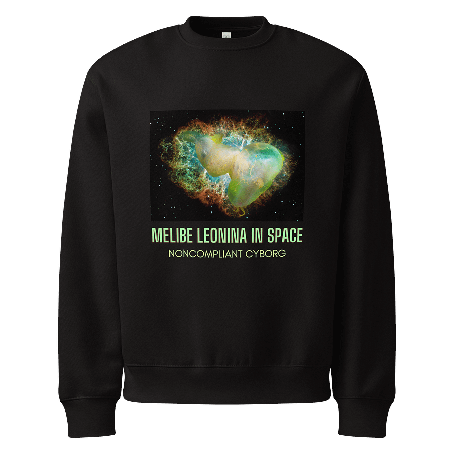 Melibe leonina in Space with text Sweatshirt product image (1)