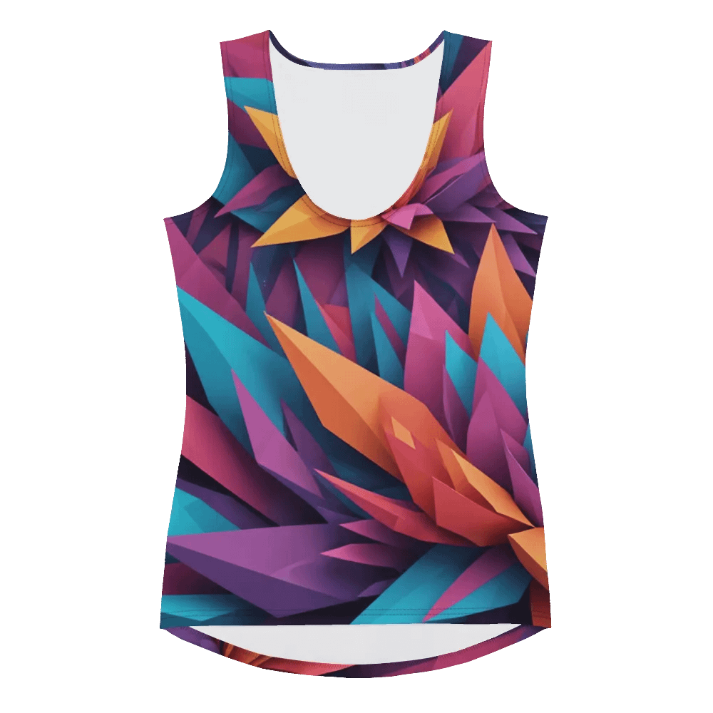 Origami Garden All-Over Print Tank product image (3)