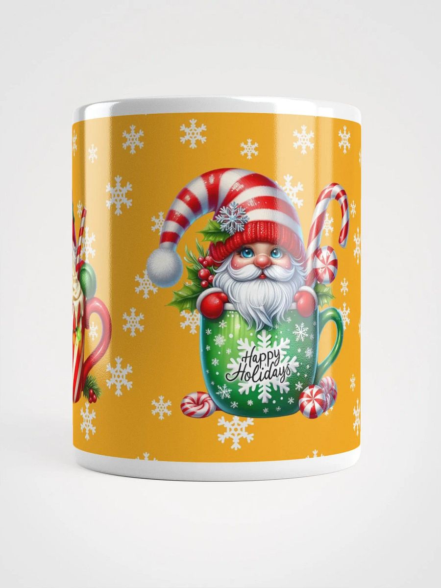 Happy Holidays Christmas Winter Vibes Gnome White Mug product image (5)