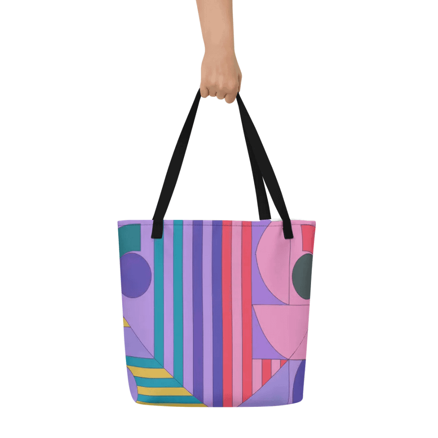 Vibrant Bold Geometric Tote Bag product image (7)