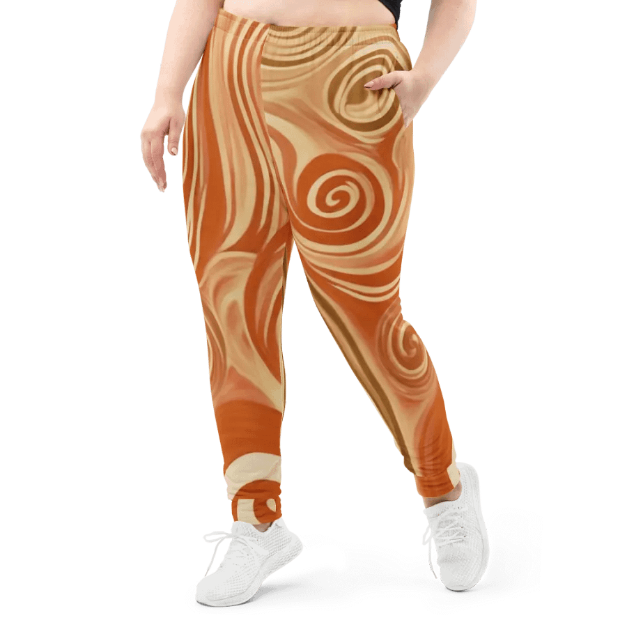 Funky Latte Liquid Tie-Dye Women's Joggers product image (6)