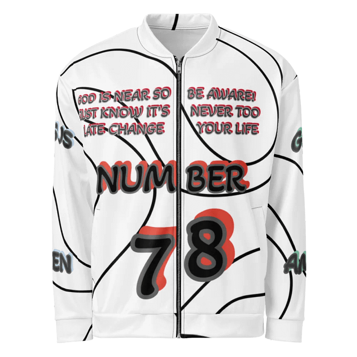 God Loves You Print Bomber Jacket product image (1)
