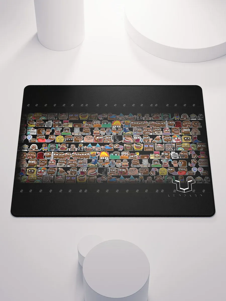 An emote collage mousepad 18x16 and 36x18 WOW product image (1)