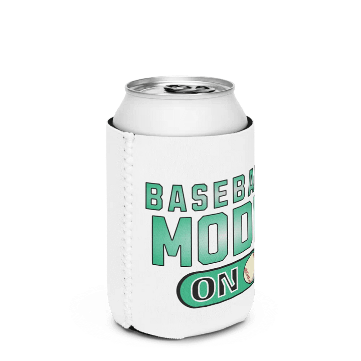 Baseball Mode On Can Cooler product image (2)