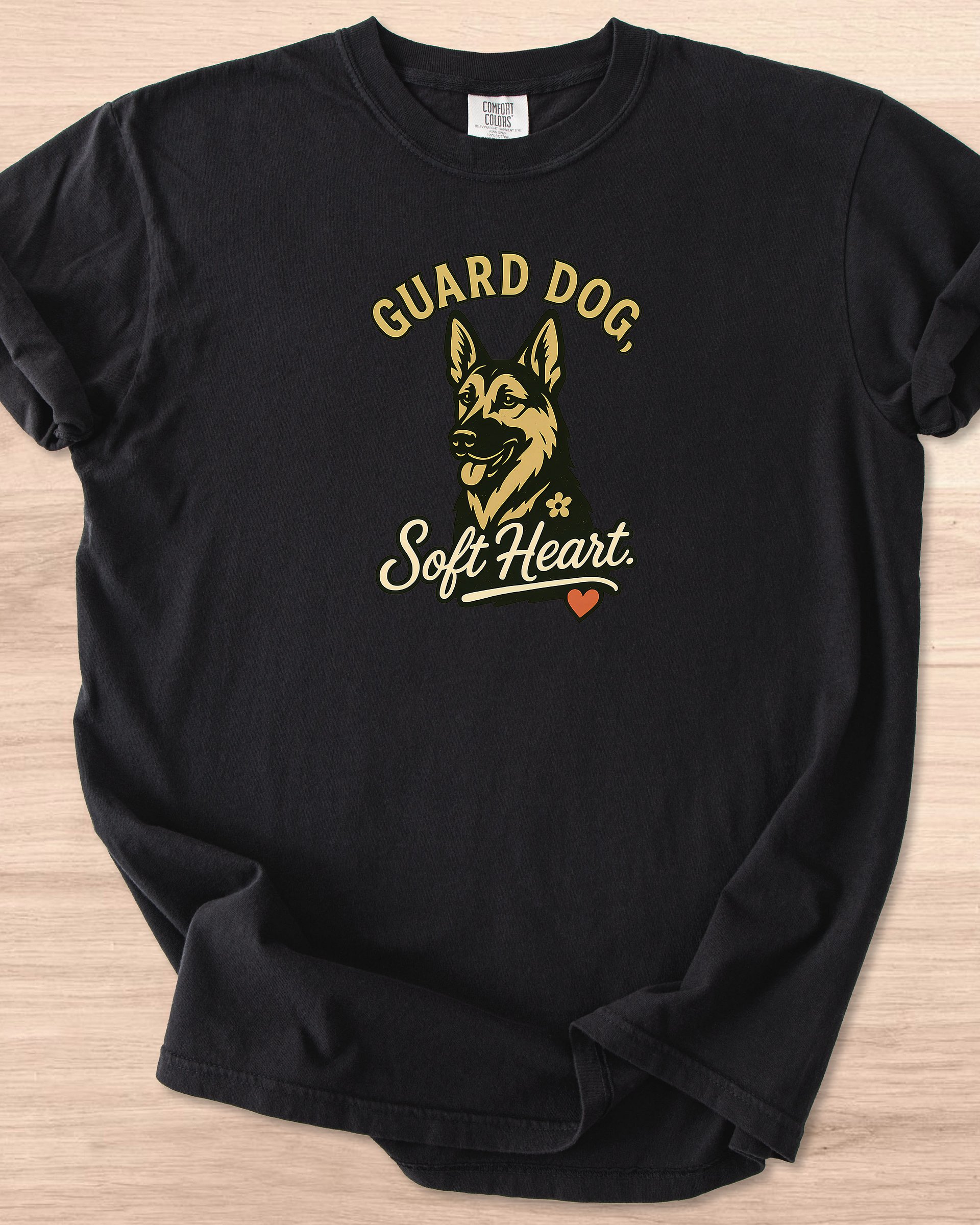 Guard Dog Soft Heart (German Shepherd) Tee product image (6)