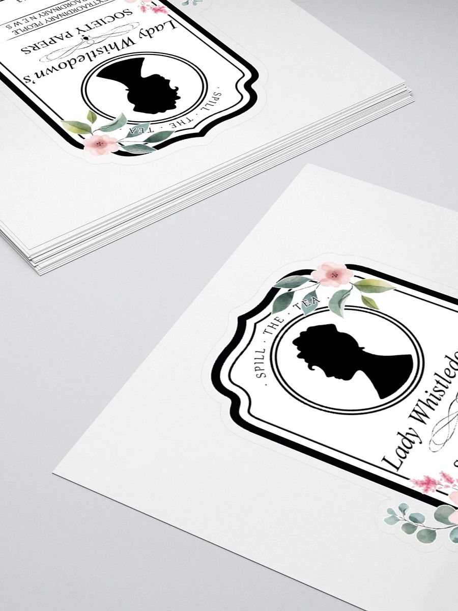 Lady Whistledown Vintage Crest Sticker | The Bridgerton product image (4)