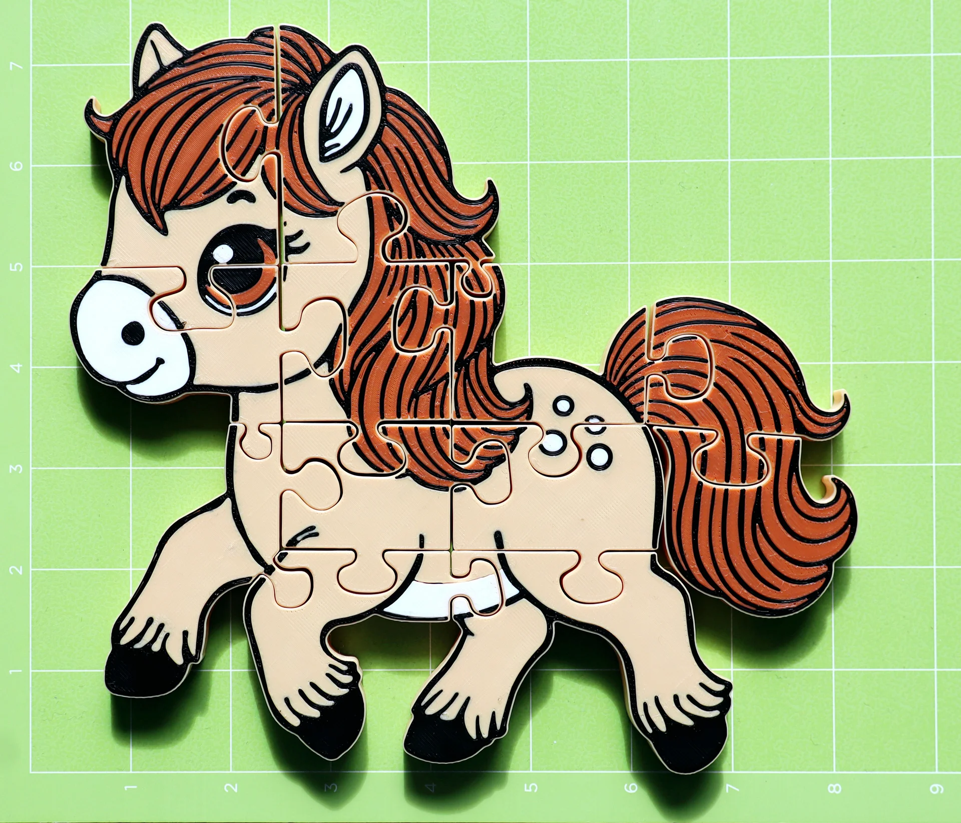 Horse 3D Printed Puzzle – A Beautiful Farm & Ranch Favorite! product image (4)